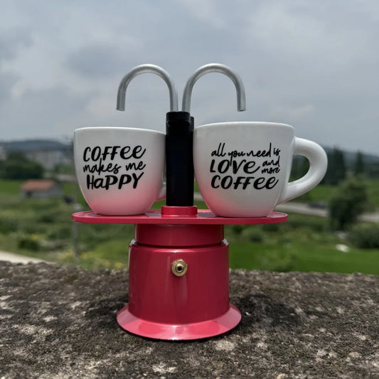 Dual-Pour Moka Pot