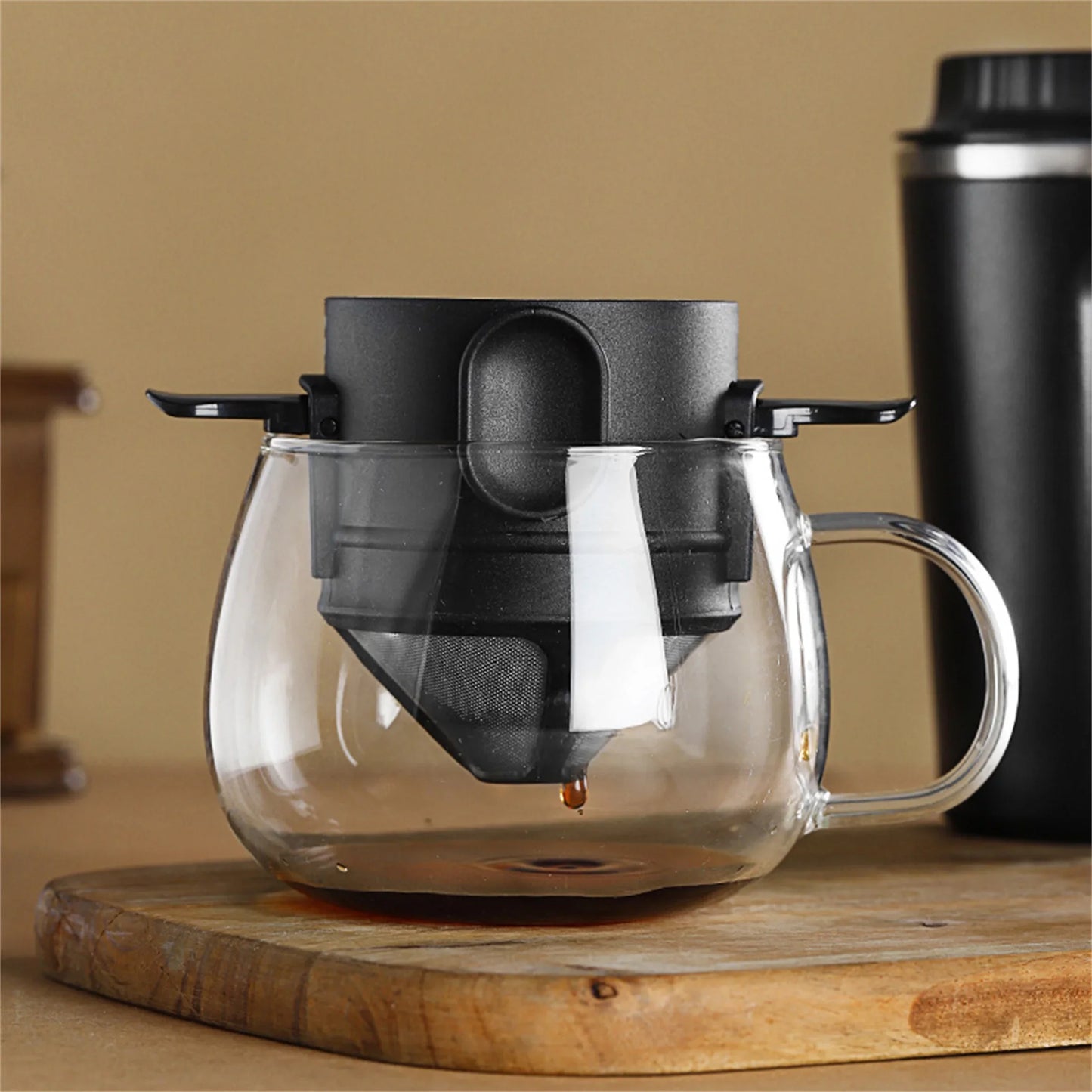 Pour Over Coffee Maker Set With Stainless Steel