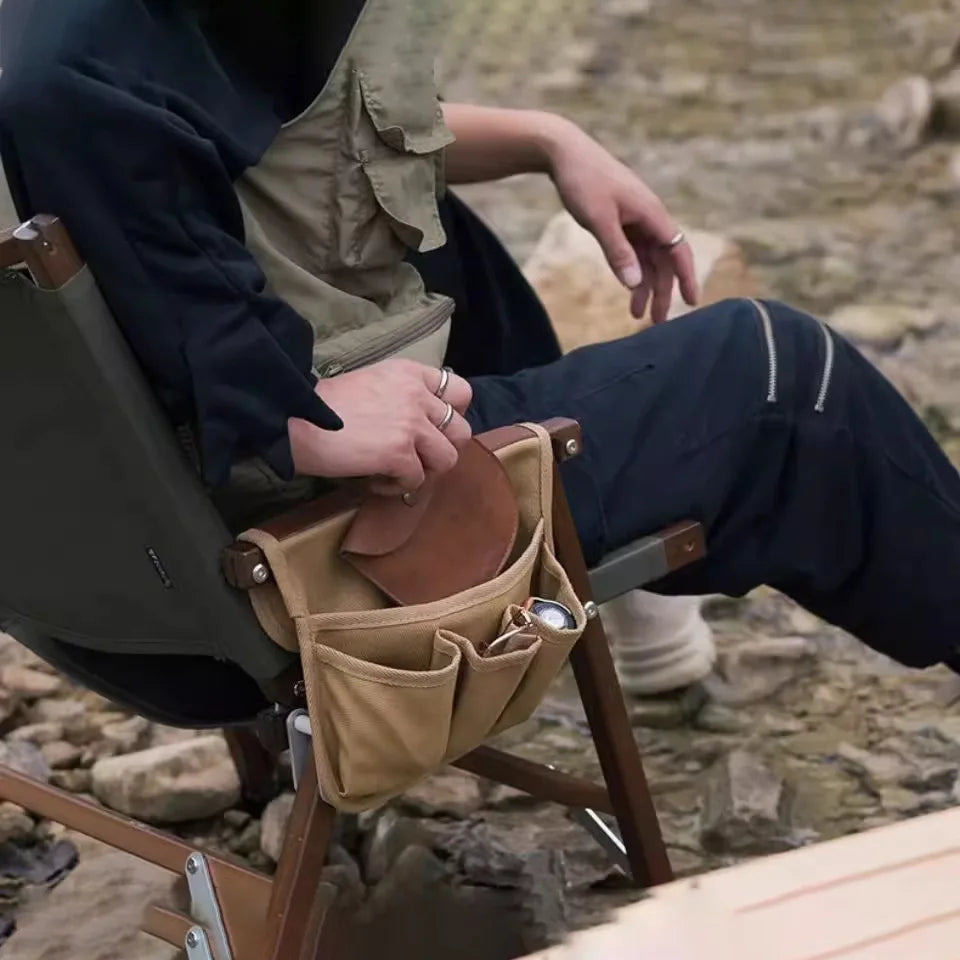 Camping Chair Armrest Organizer