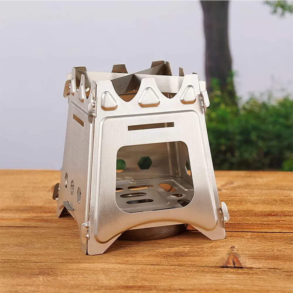 Portable Camping Wood Stove with Stainless Steel