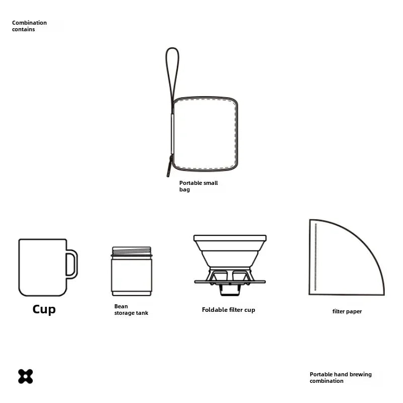 Travelling Hand Brewed Coffee Set