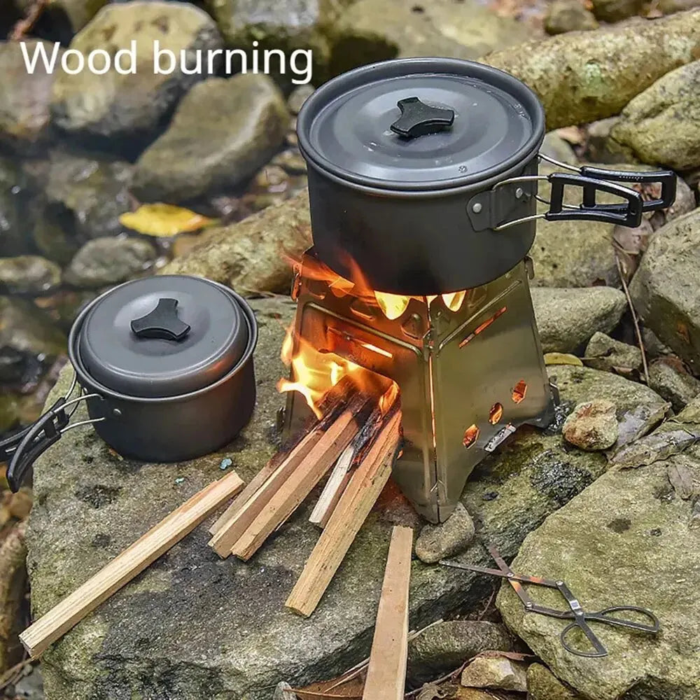Portable Camping Wood Stove with Stainless Steel