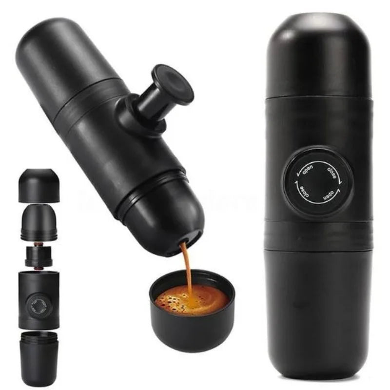 140ml  Mini Hand Press Manual Coffee Machine Portable Capsule