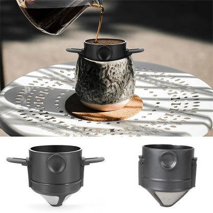 Pour Over Coffee Maker Set With Stainless Steel