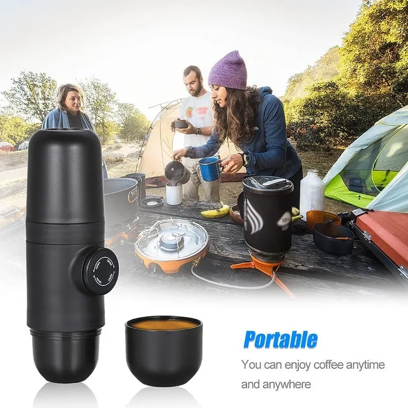 140ml  Mini Hand Press Manual Coffee Machine Portable Capsule