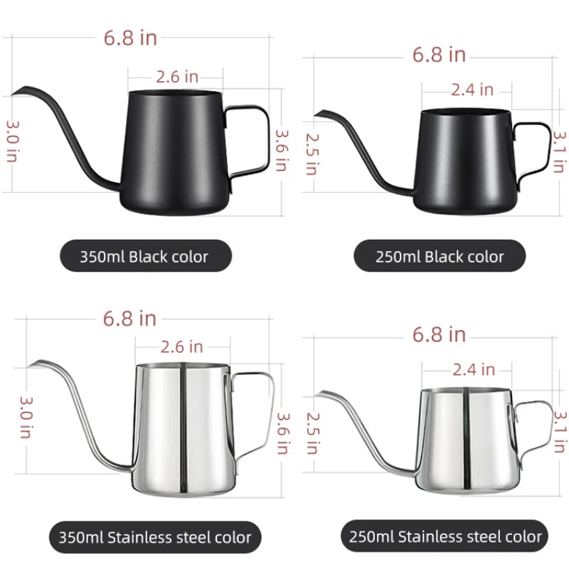 Stainless Steel Goose Neck Coffee Pot