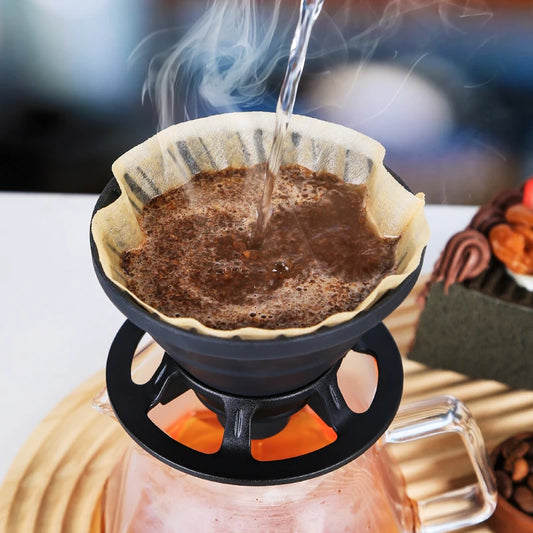 Collapsible Silicone Pour Over Coffee Dripper
