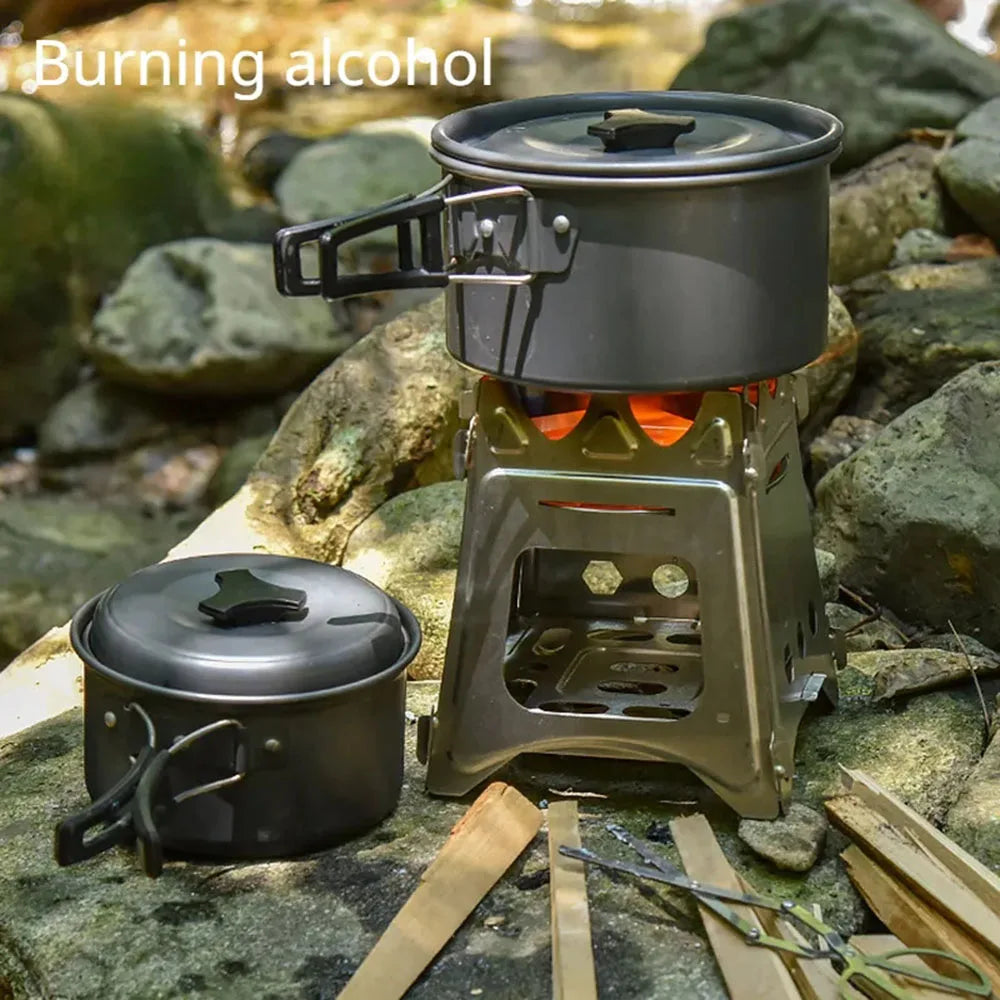 Portable Camping Wood Stove with Stainless Steel