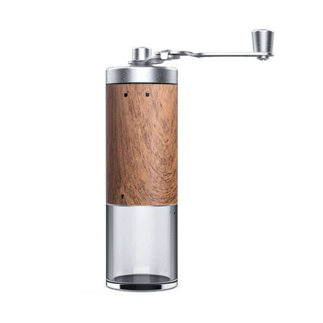 Coffee Bean Grinder Portable Wood Grain