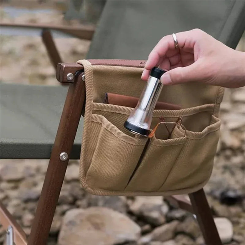Camping Chair Armrest Organizer
