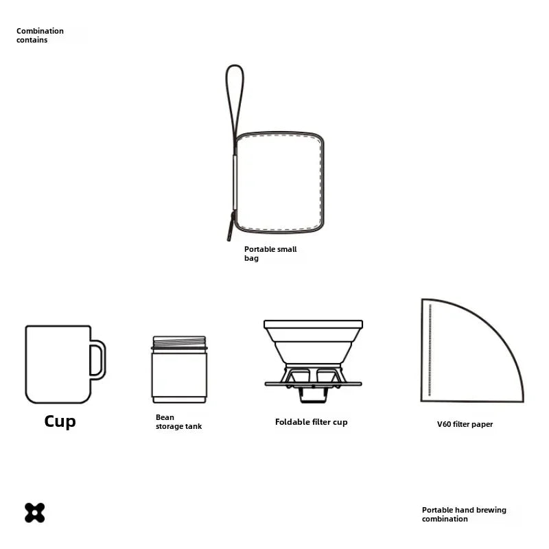 Travelling Hand Brewed Coffee Set